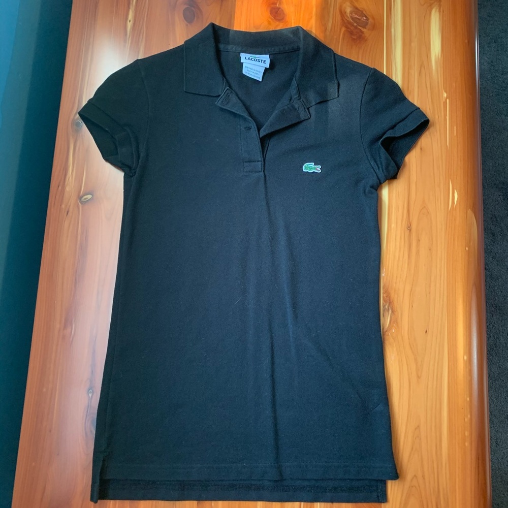 Lacoste black polo